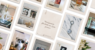 Personalisierte Geschenke Collage mit 3D Foto im Glas, Schlüsselanhänger und gravierten Erinnerungen kaufen