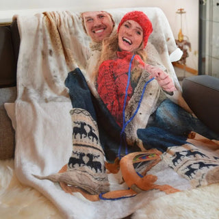 Kuscheldecke mit Foto – Flauschig, Persönlich & Handgenäht | Made in Germany - Engravy