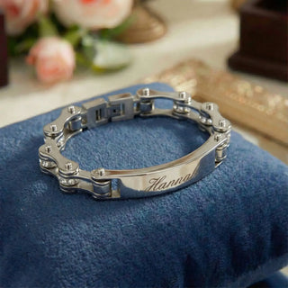 Biker-Armband mit Gravur – Stilvolles Design - Armbänder mit Gravur | Engravy