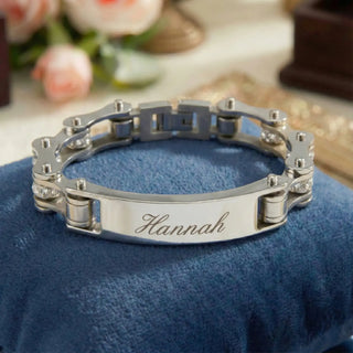 Biker-Armband mit Gravur – Stilvolles Design - Armbänder mit Gravur | Engravy